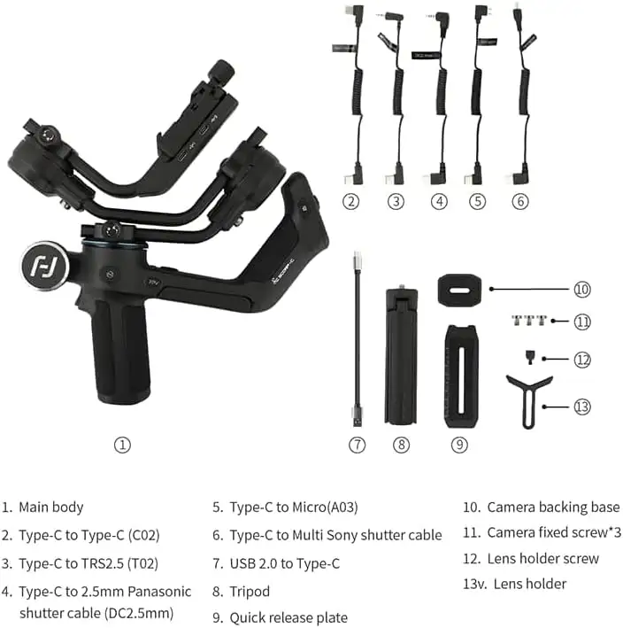 FeiyuTech SCORP-C Camera Stabilizer - 516zedrfozl._ac_